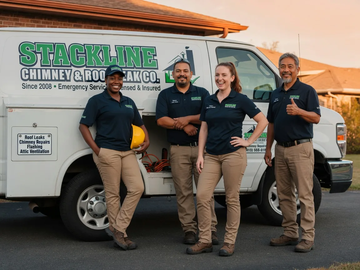 Chimney flashing repair company in Webbers Falls, OK